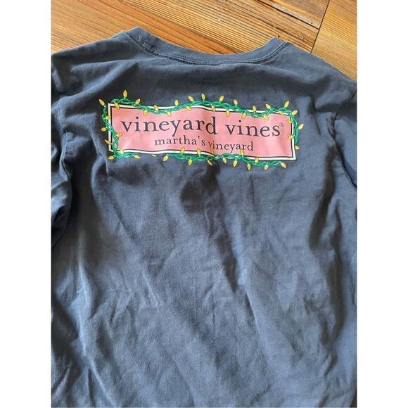 Vineyard Vines kids blue long sleeve shirt size 7 - Picture 4 of 5
